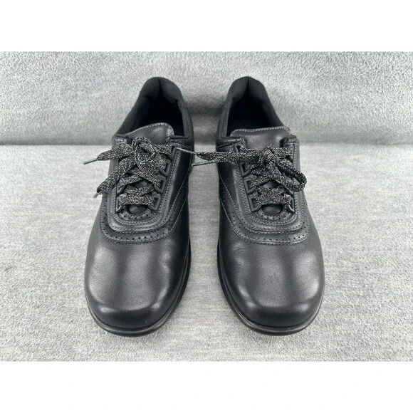 SAS L5900785 - Shoes Womens 9 M Walk Easy Sneaker Black Leather Comfort   B15 - Picture 3 of 9